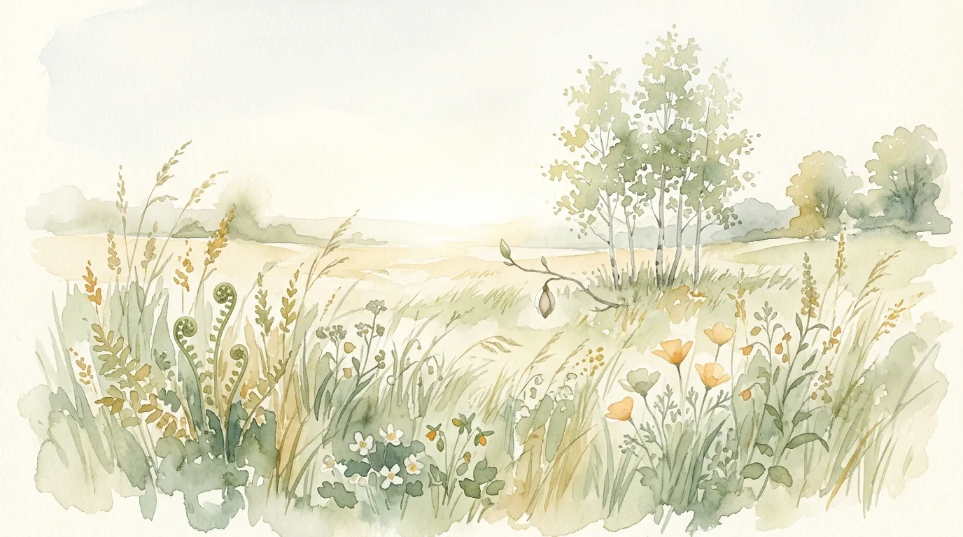 Anxiety and Worry · watercolor garden