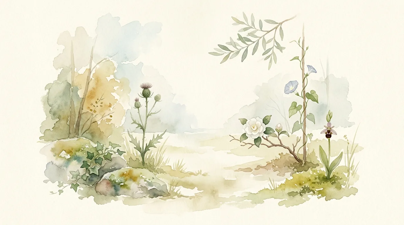 Self-Worth and Identity · watercolor garden
