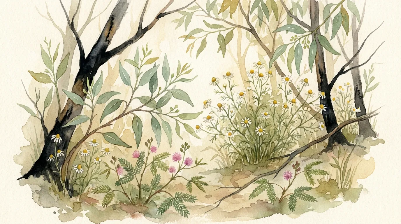 Trauma and Recovery · watercolor garden